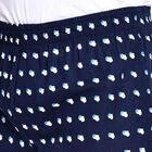 Men's 100% Cotton Boxers , Navy Blue, small